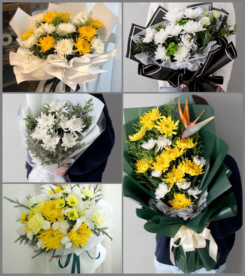 贵州毕节市大方县鼎新乡和平村白事花束代送